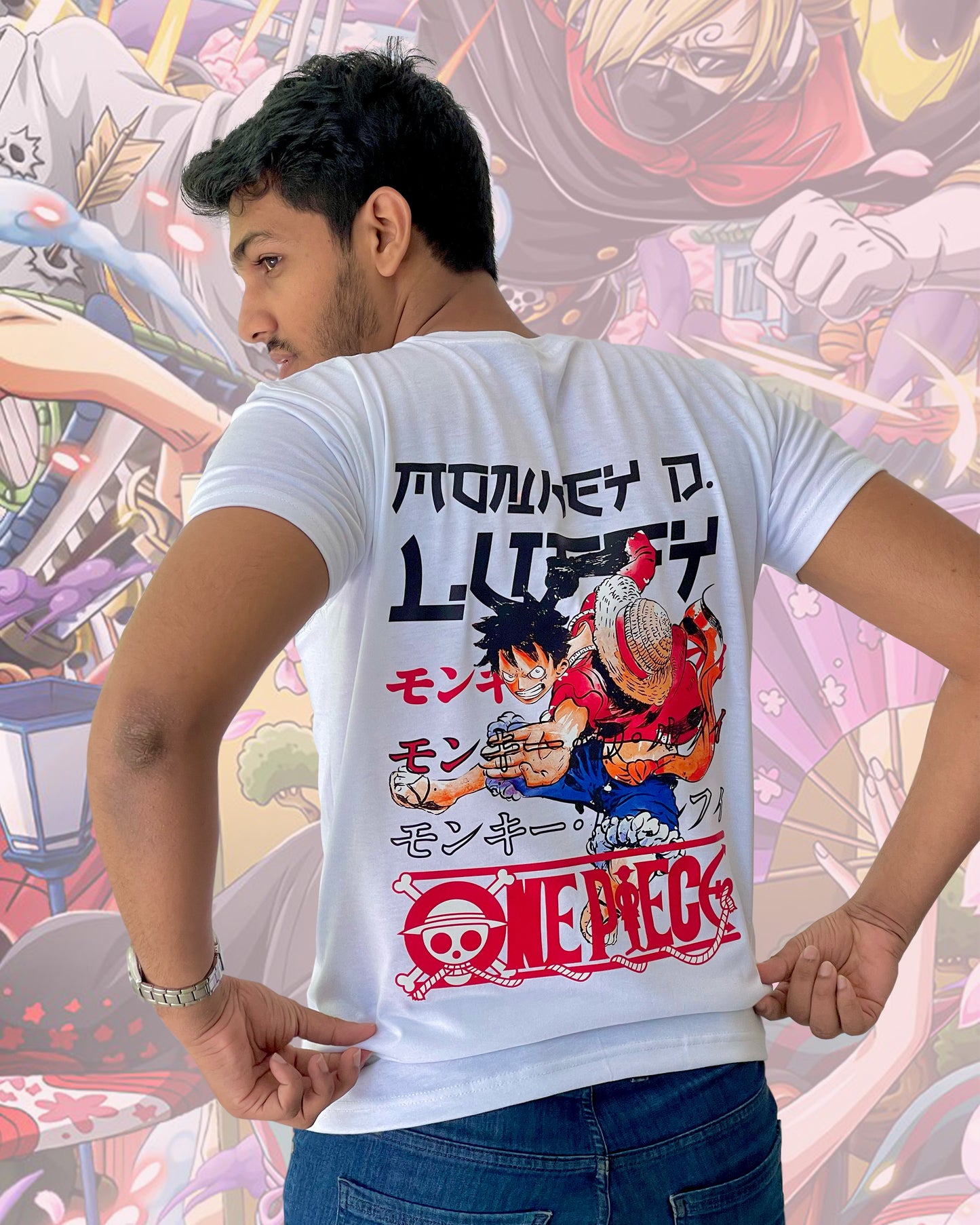 OP LUFFY 'Gum Gum Jet Pistol" Tee